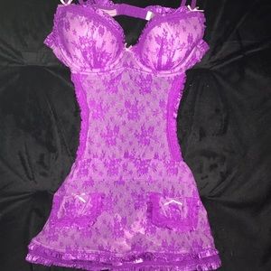 Victoria’s Secret Purple Lingerie 34 B
